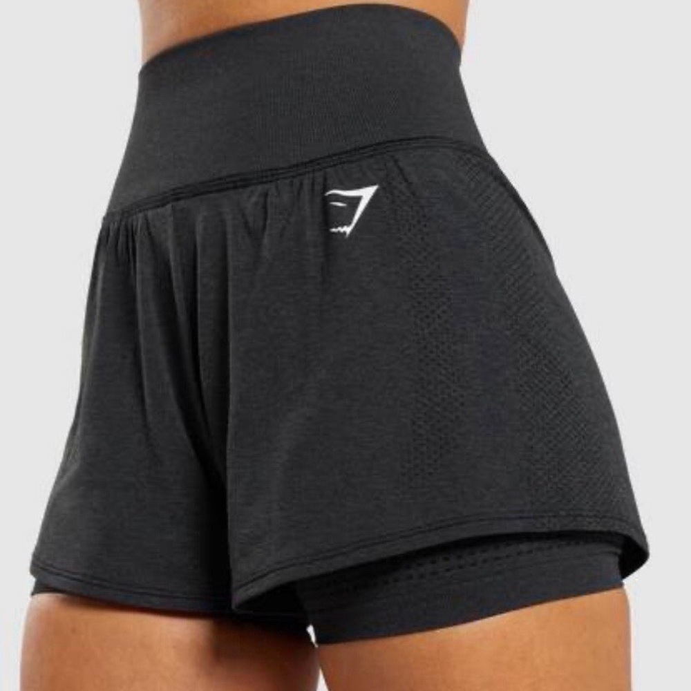 Gymshark Vital Seamless Black Shorts